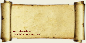 Jugoljub Adamović vizit kartica